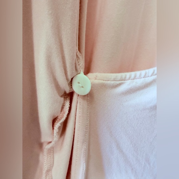 NEVER WORN Caden Lane Pearl Pink Bamboo Knit Maternity Robe - Picture 4 of 7